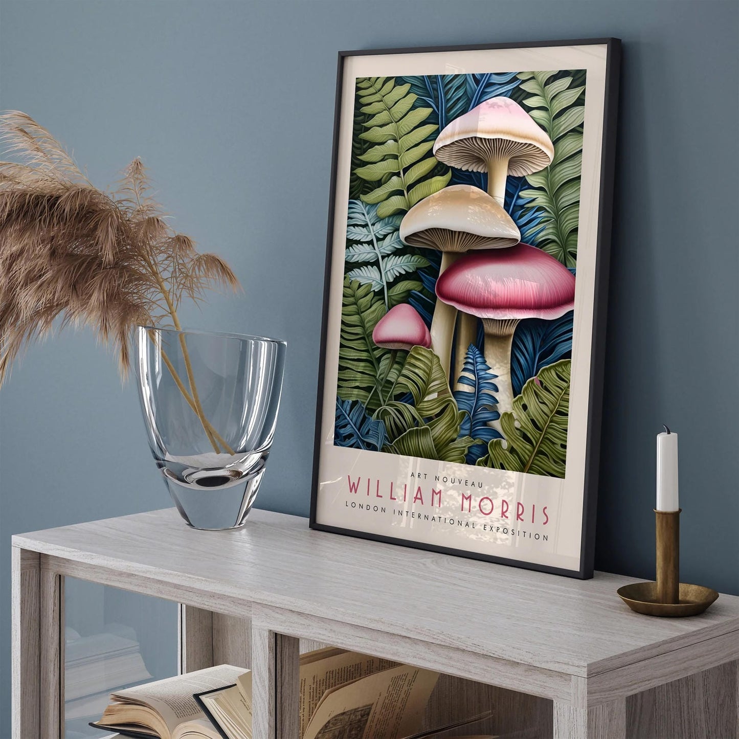 William Morris Flora-inspired Giclee Print