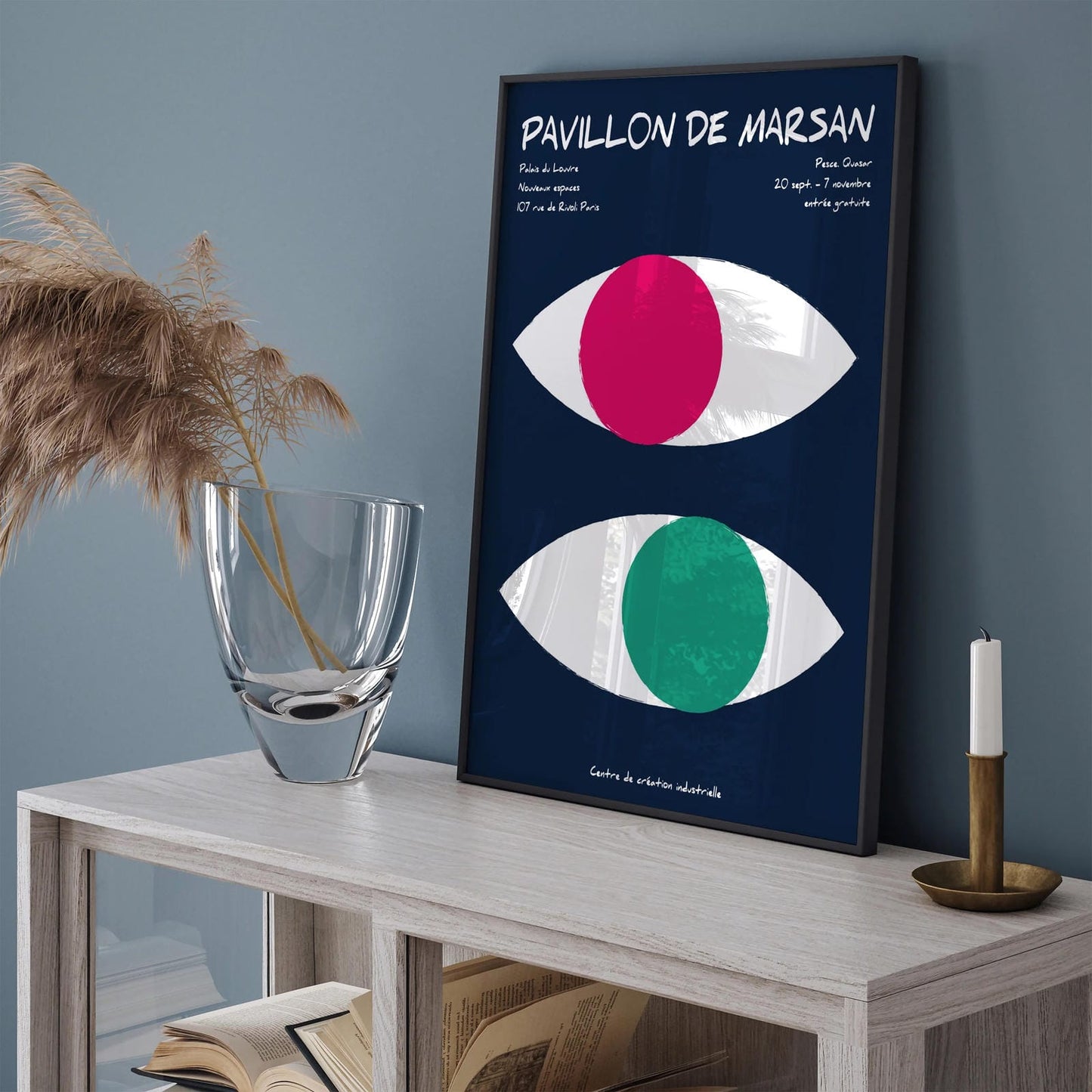 Pavillon de Marsan French Exhibition Poster
