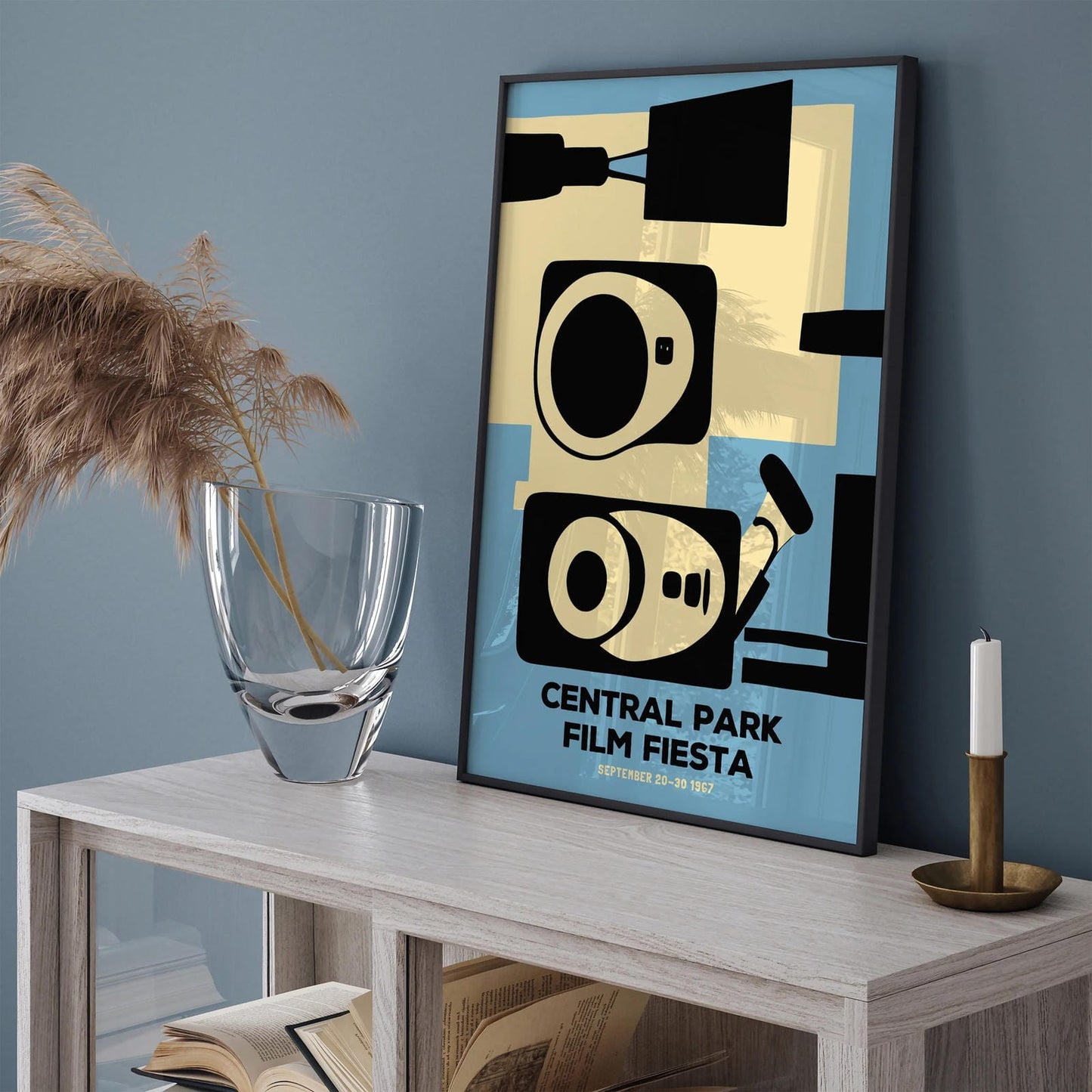 Central Park Film Festival Retro Poster