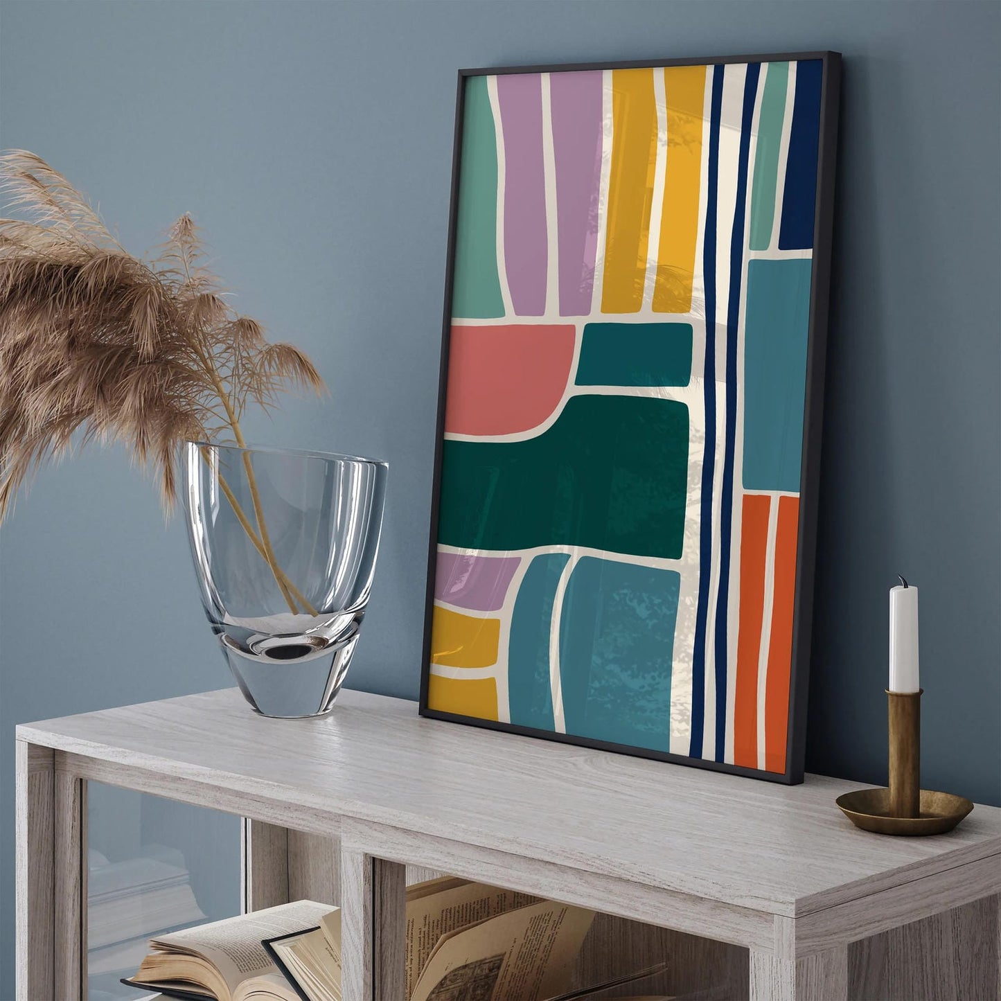 Abstract Art Kids Room Wall Decor