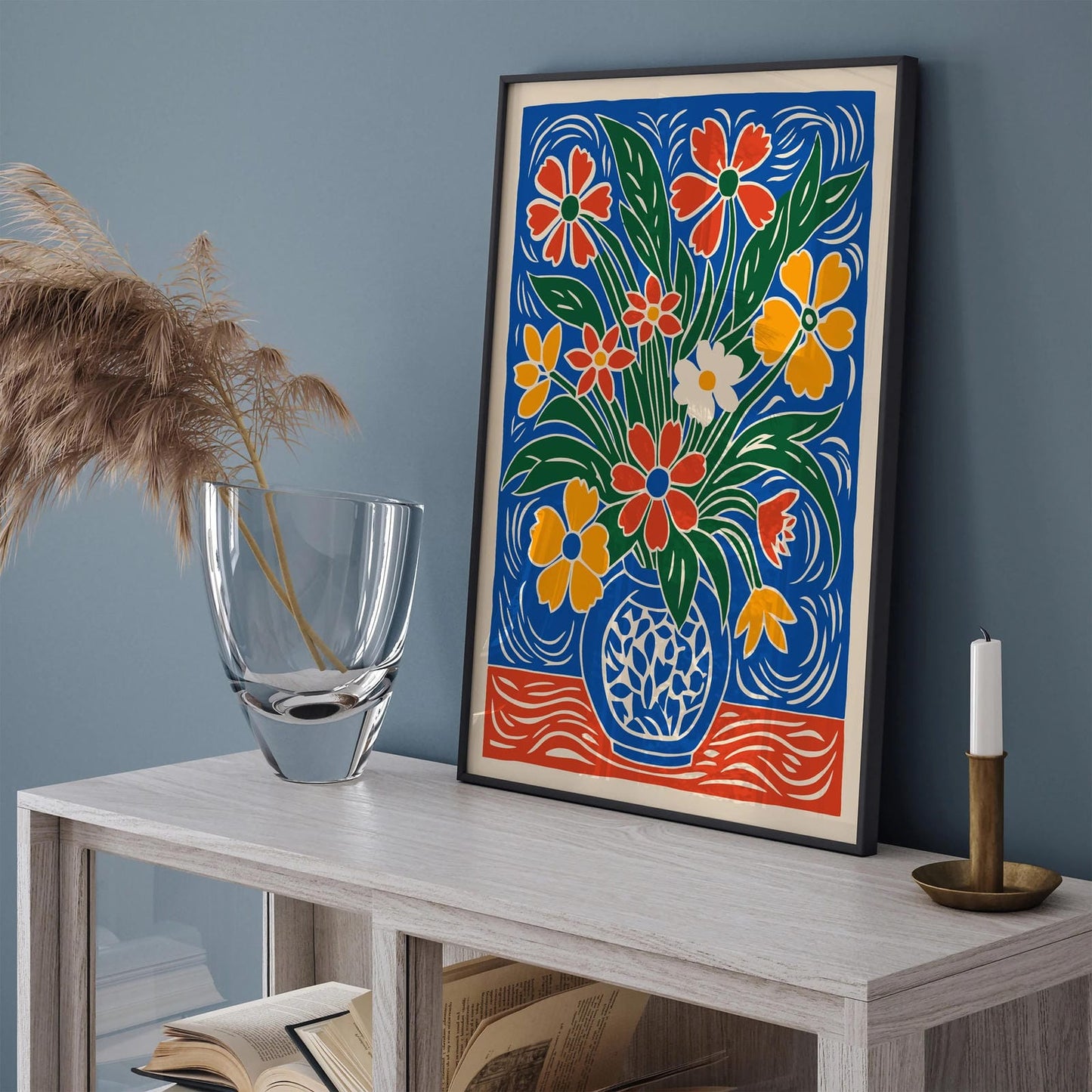 Colorful Bouquet of Flowers Poster