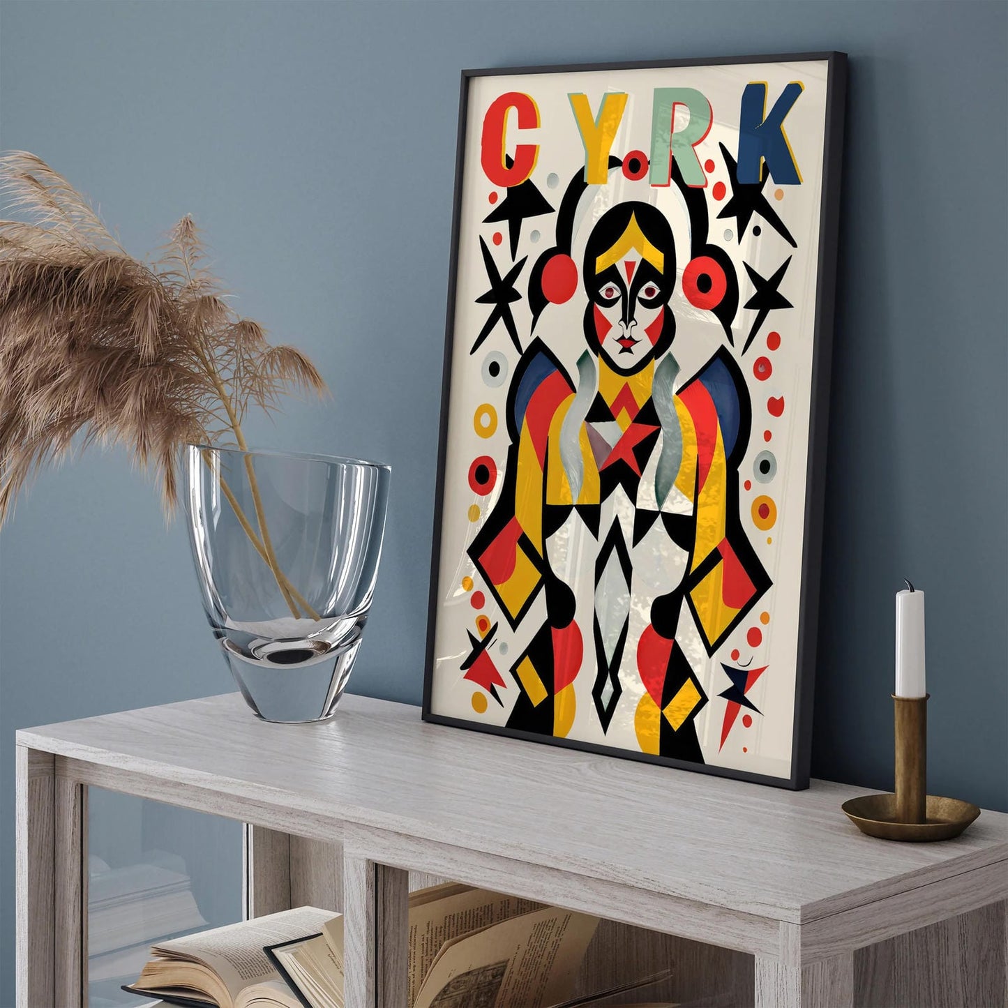 CYRK - Polish Circus Retro Colorful Poster