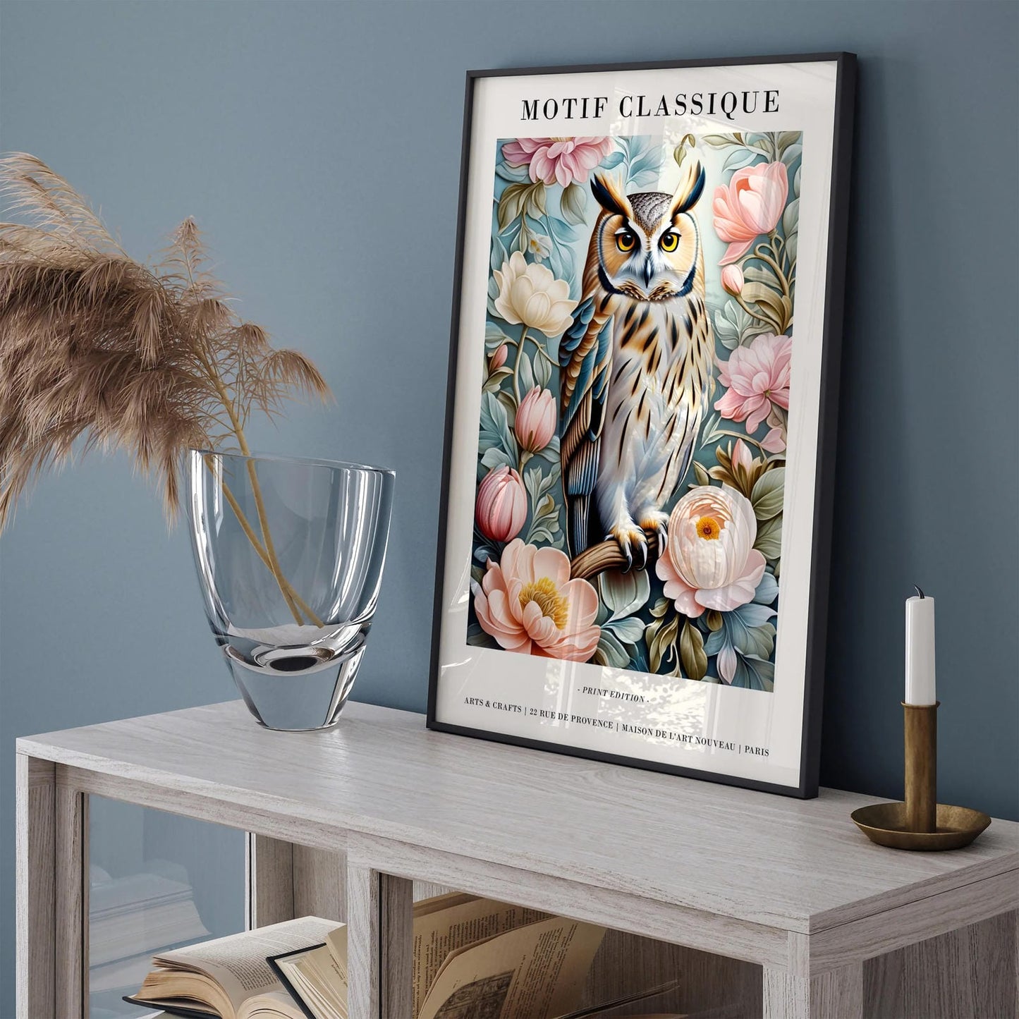 Motif Classique Artistic Owl Poster