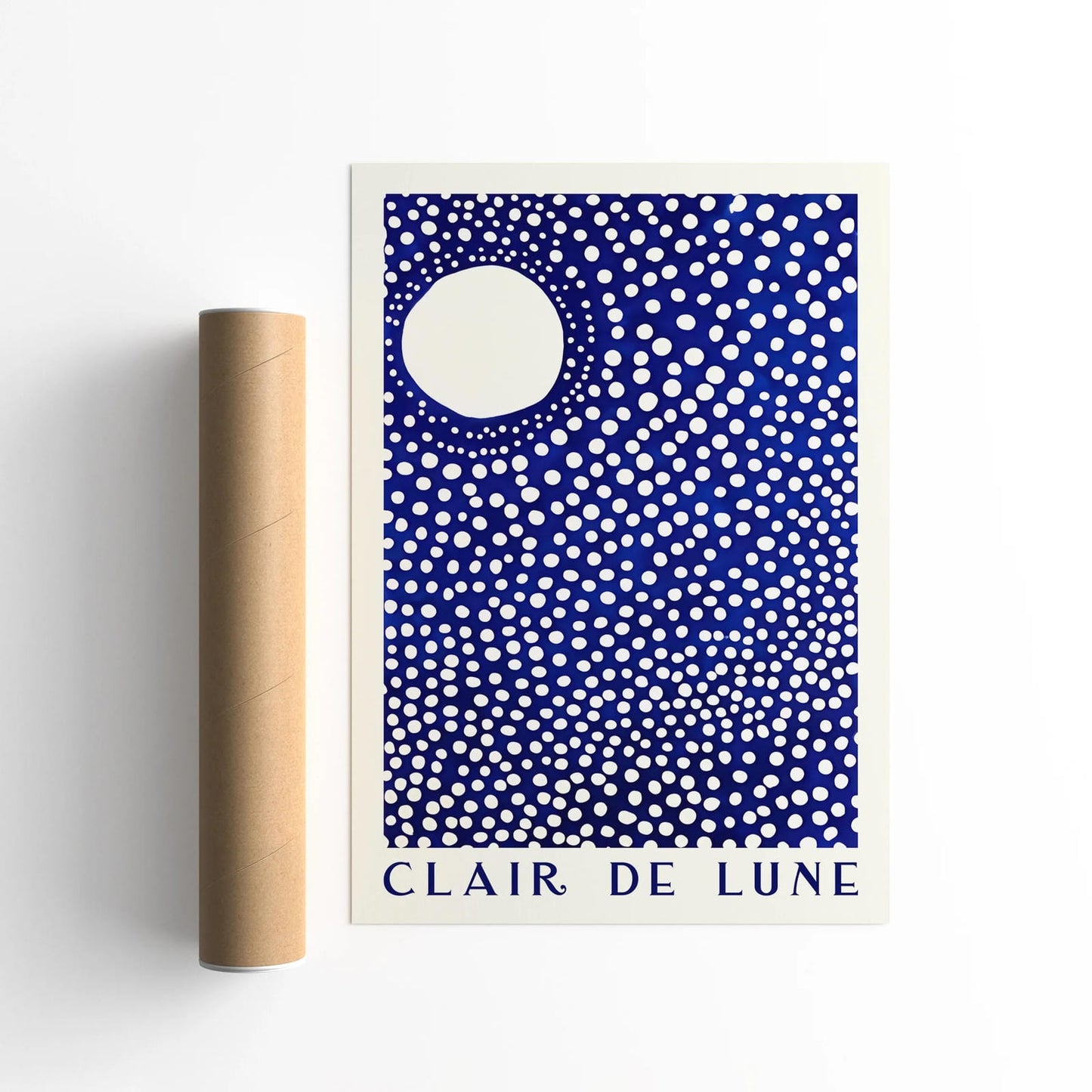 Clair de Lune Dots Poster