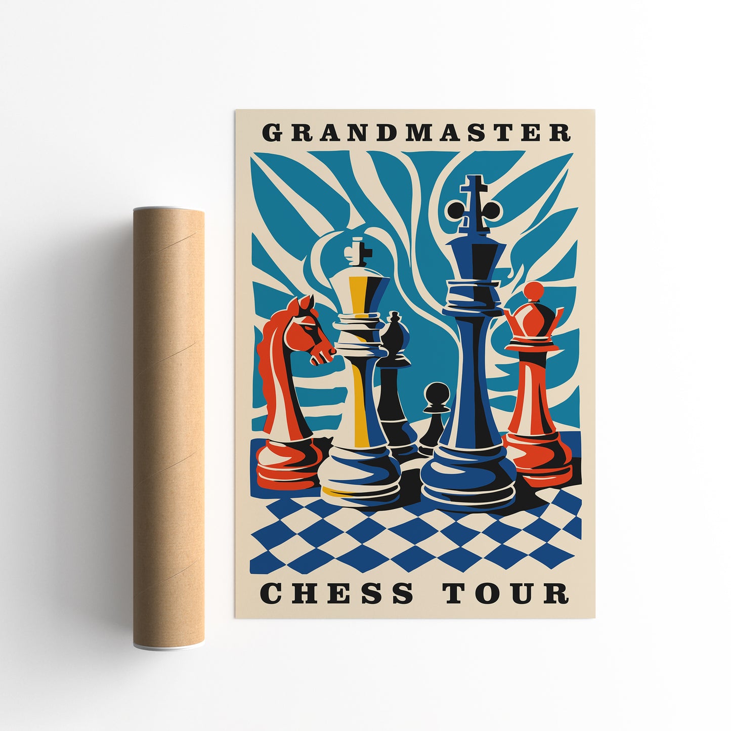 Grandmaster Chess Tour Poster 2025