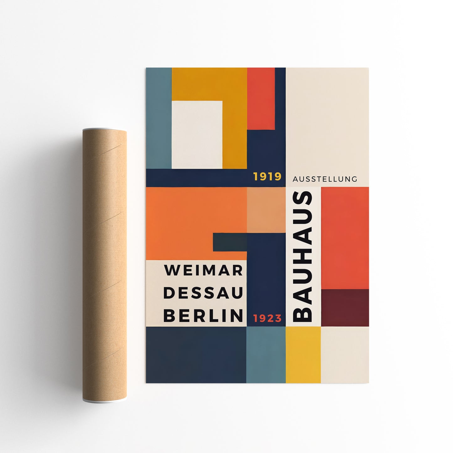 Modern Shapes Bauhaus Revolution Print