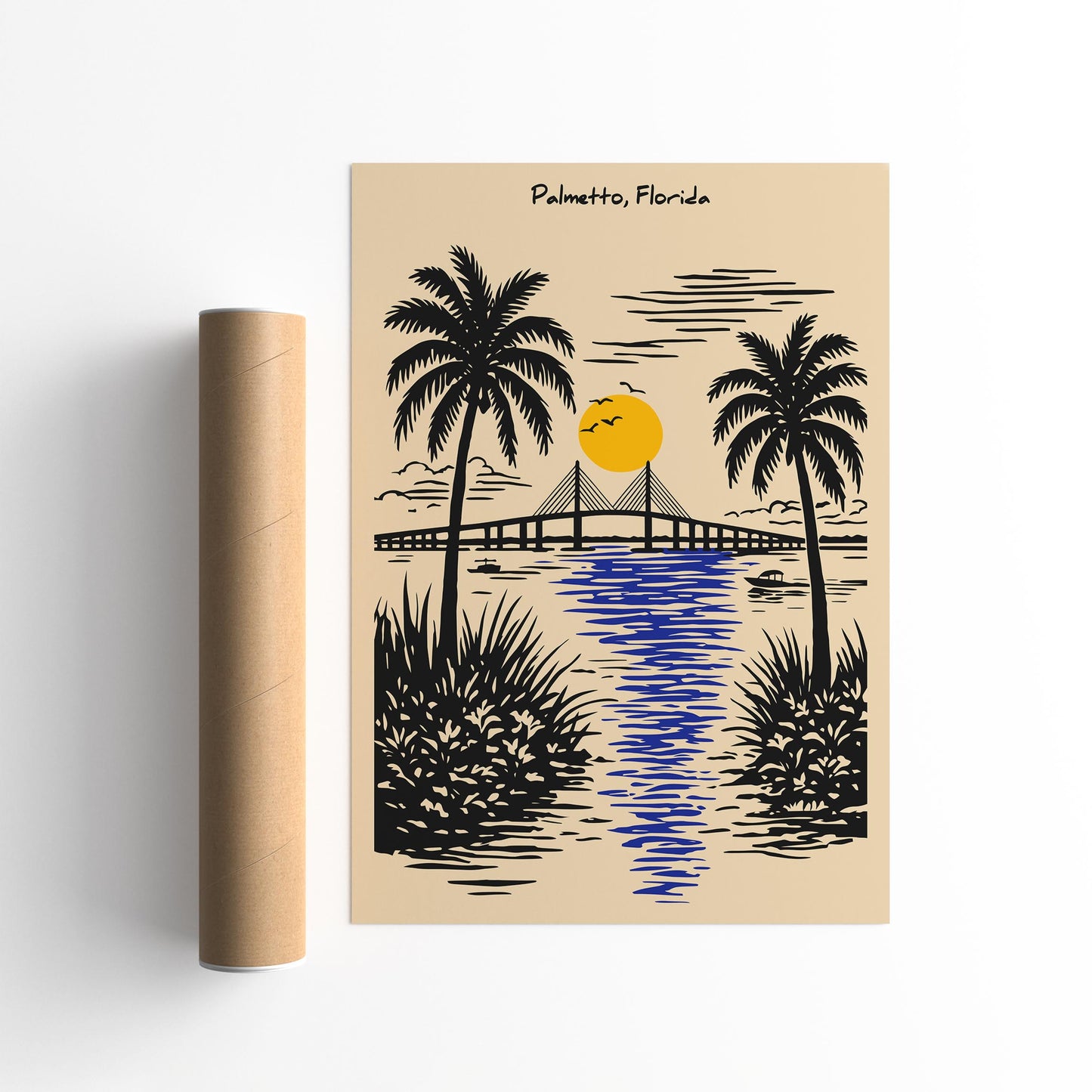 Palmetto Florida Poster
