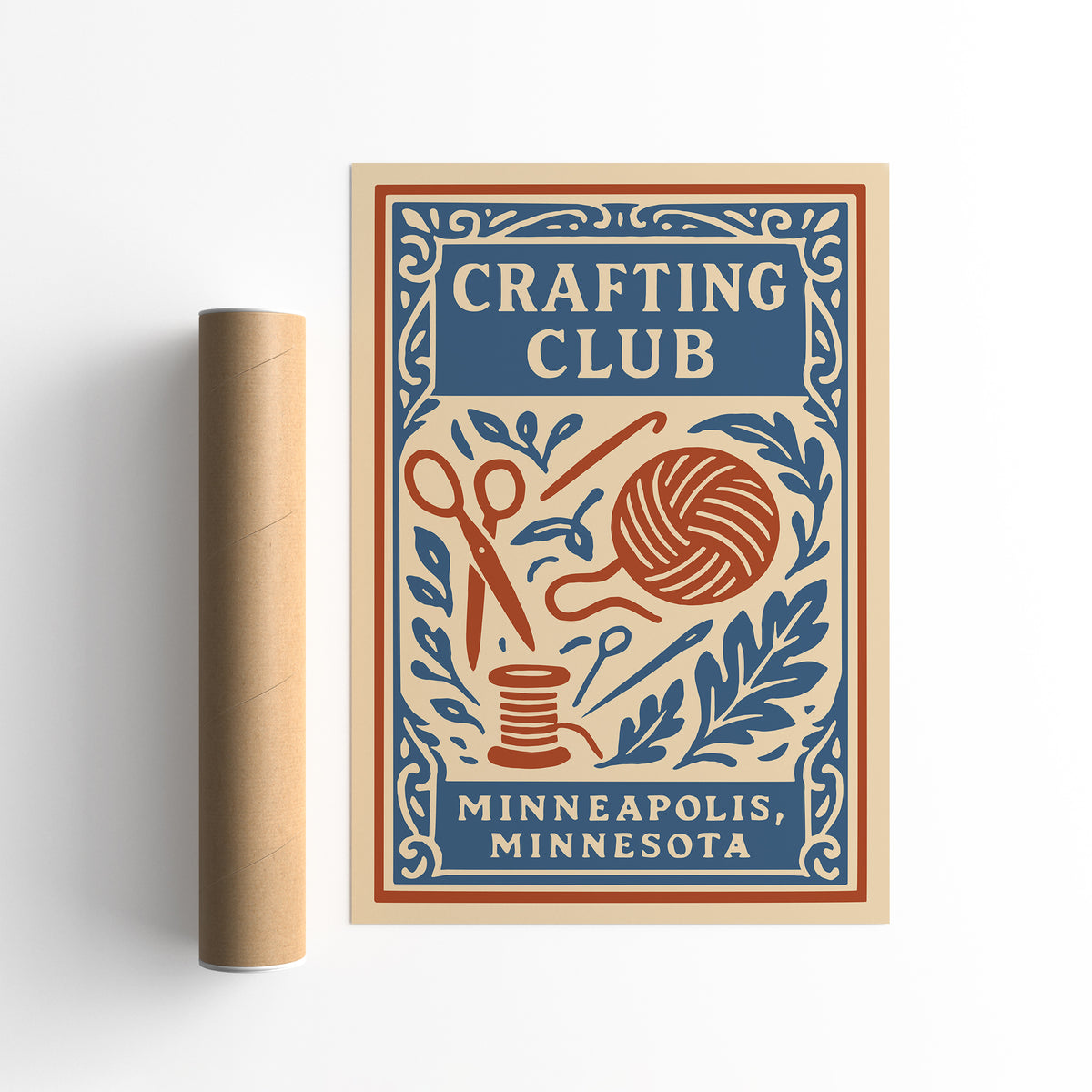 Crafting Club Minneapolis Poster