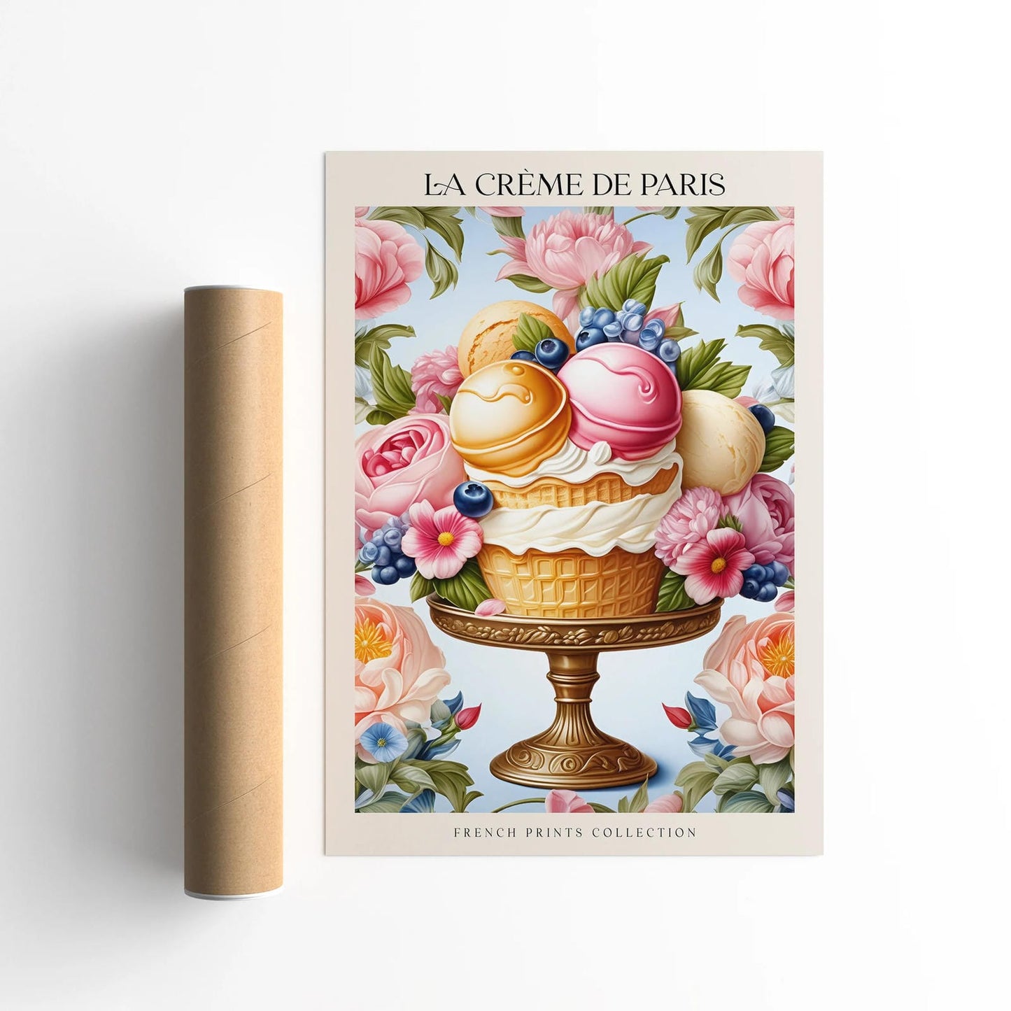 Chic Patisserie Vibes: Victorian Wall Art