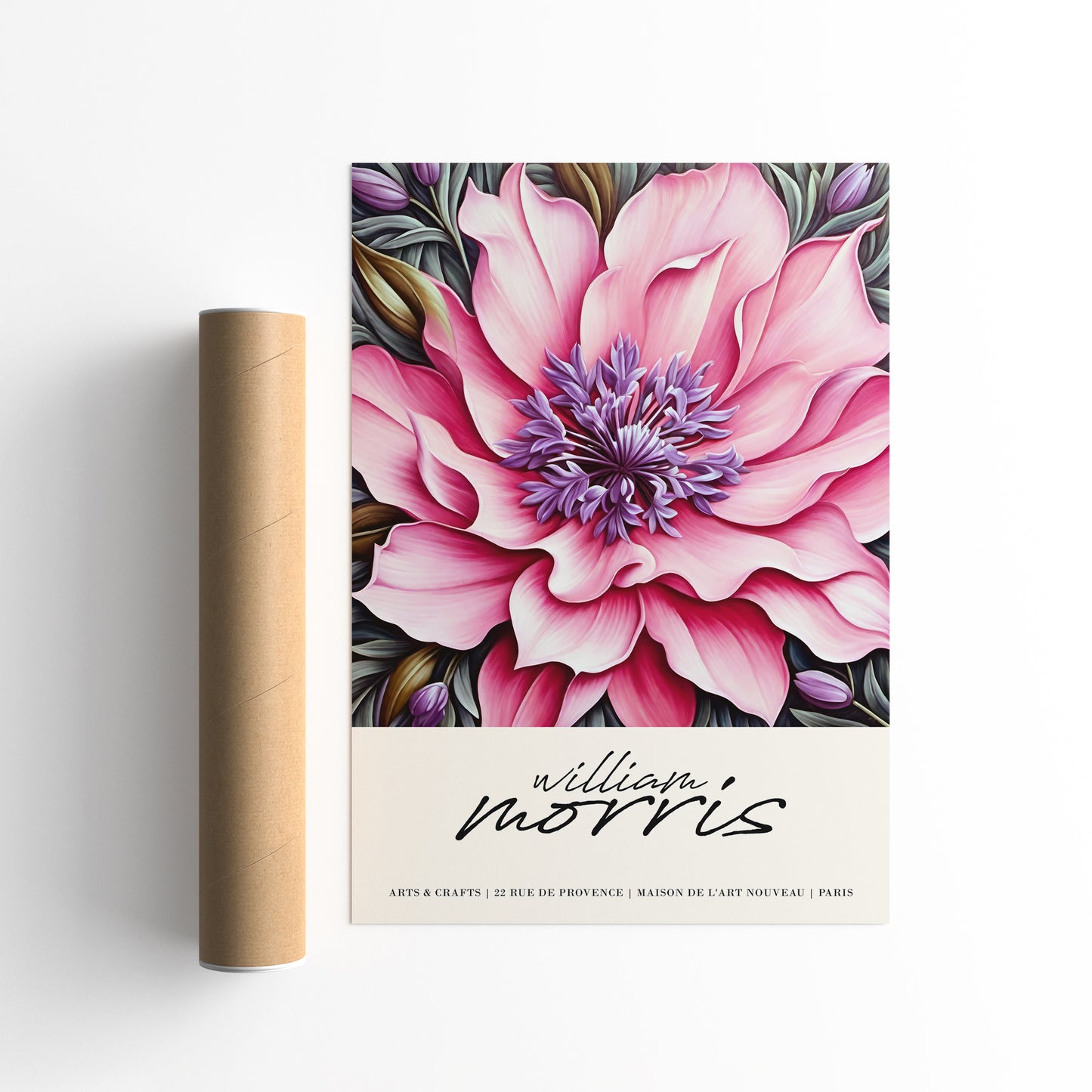 William Morris Floral Museum Quality Poster