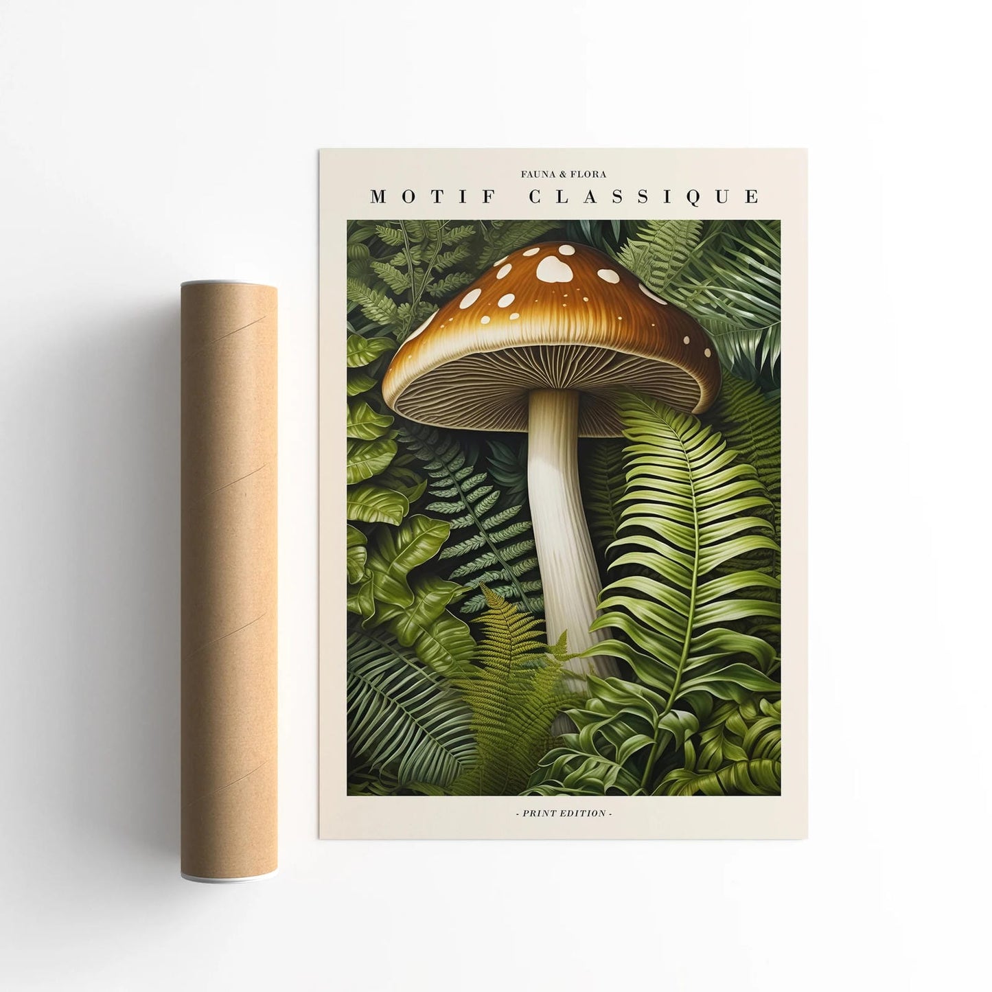 Fauna & Flora Forest Green Poster