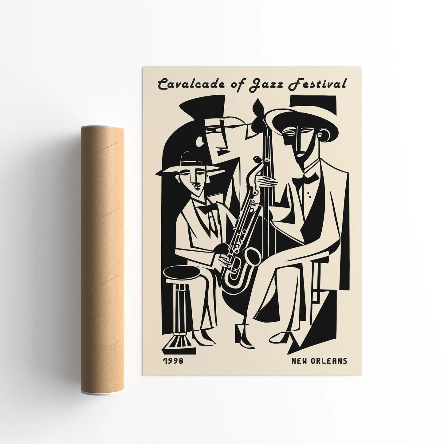 Retro Jazz Music Poster