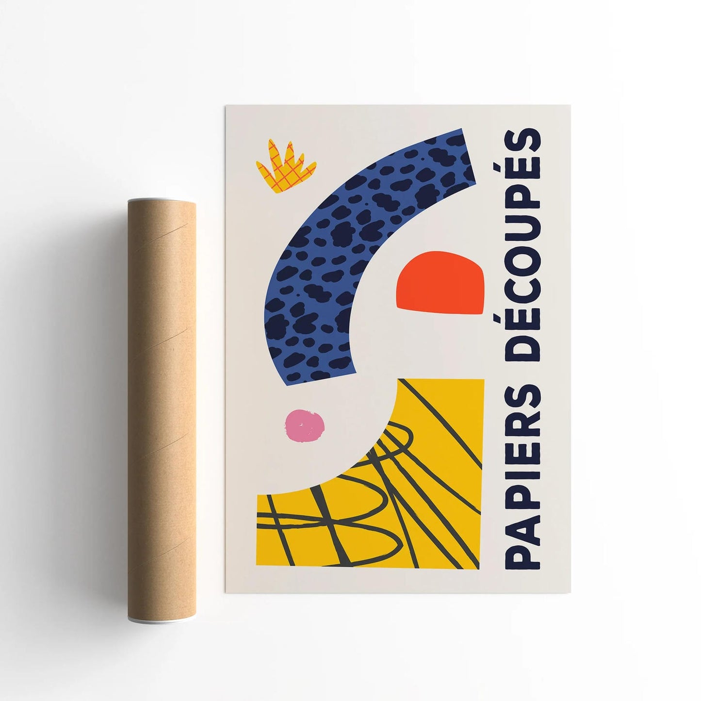 Papiers Decoupes Cut Outs Minimalist Poster