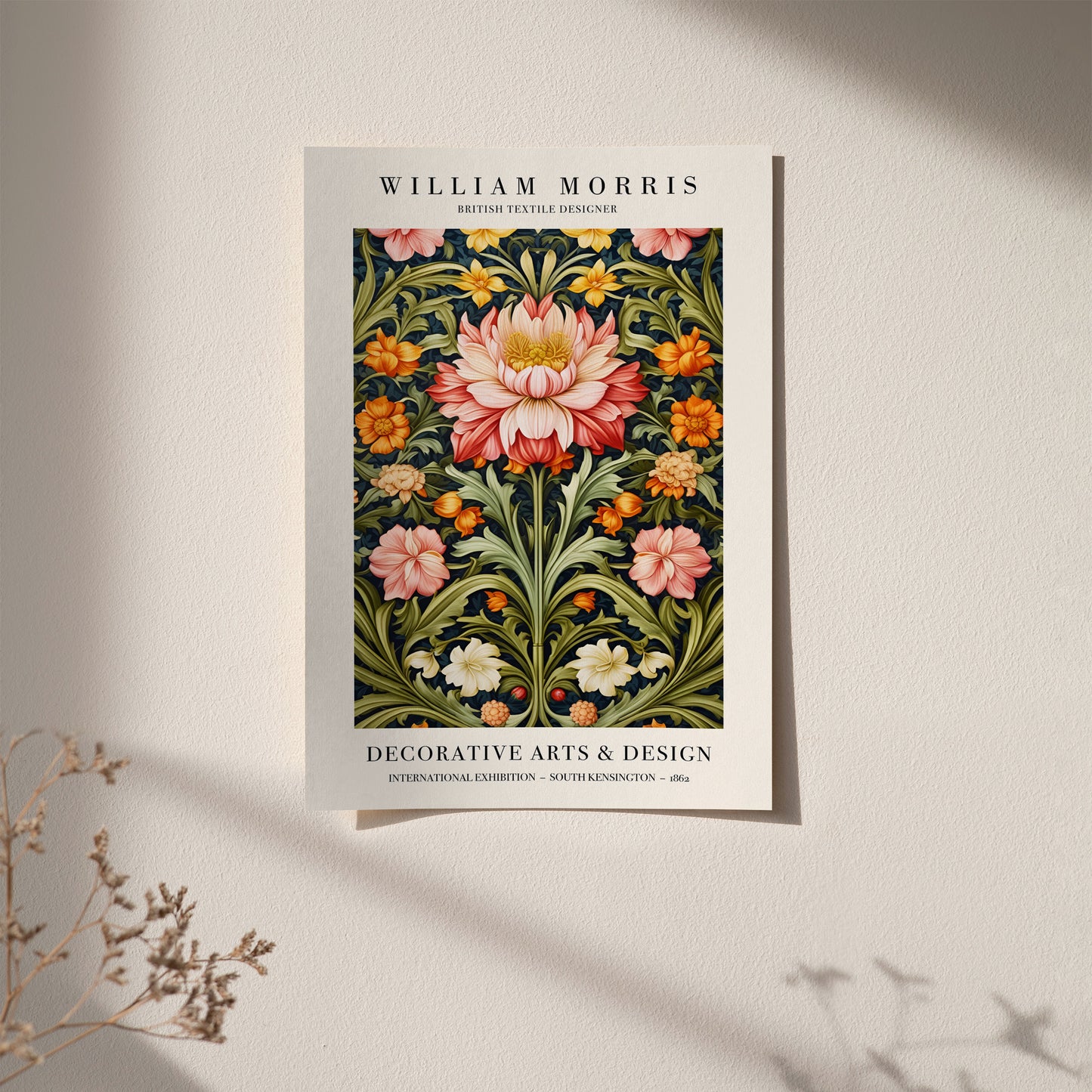 William Morris Plant-inspired Wall Art