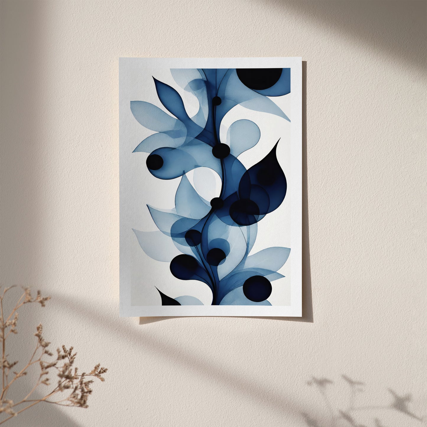 Organic Floral Ernst Haeckel Art Print