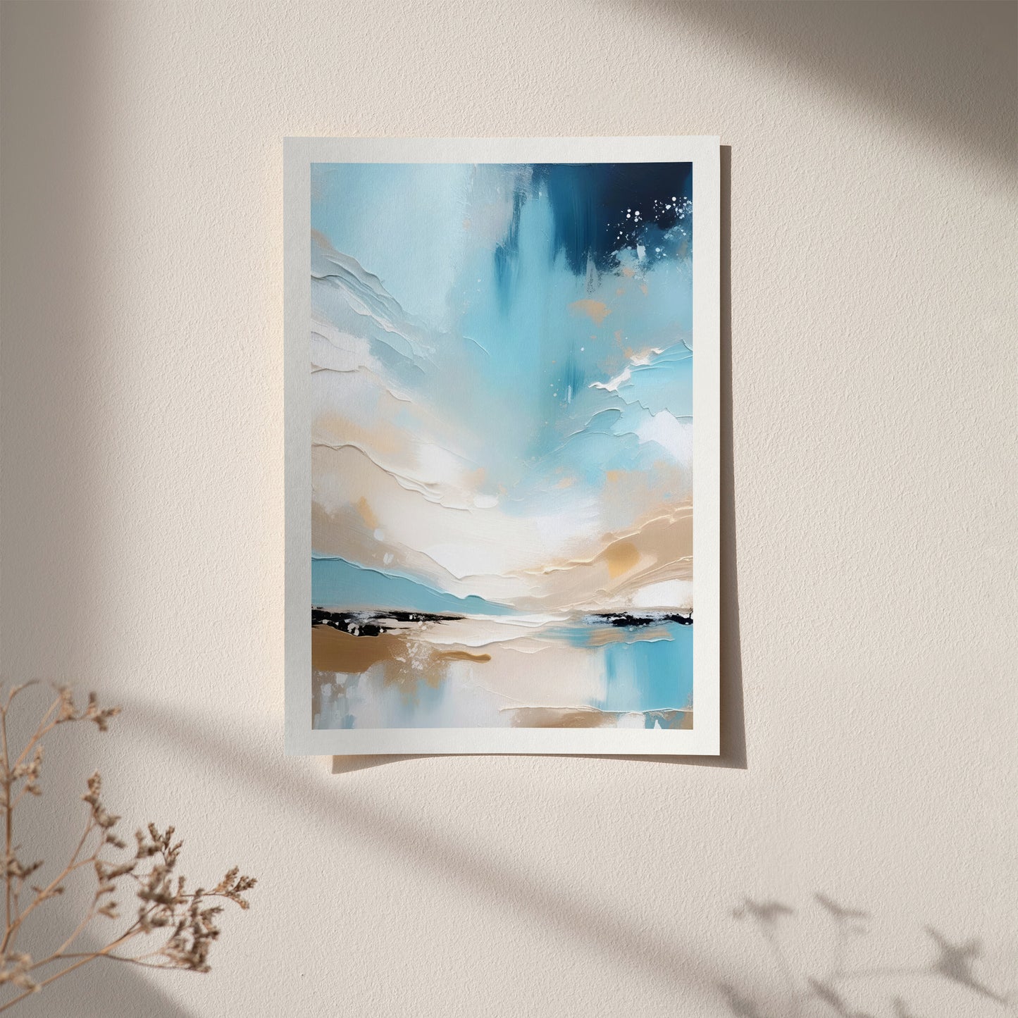 Whimsical Visions: Artistic Abstract Poster for Home