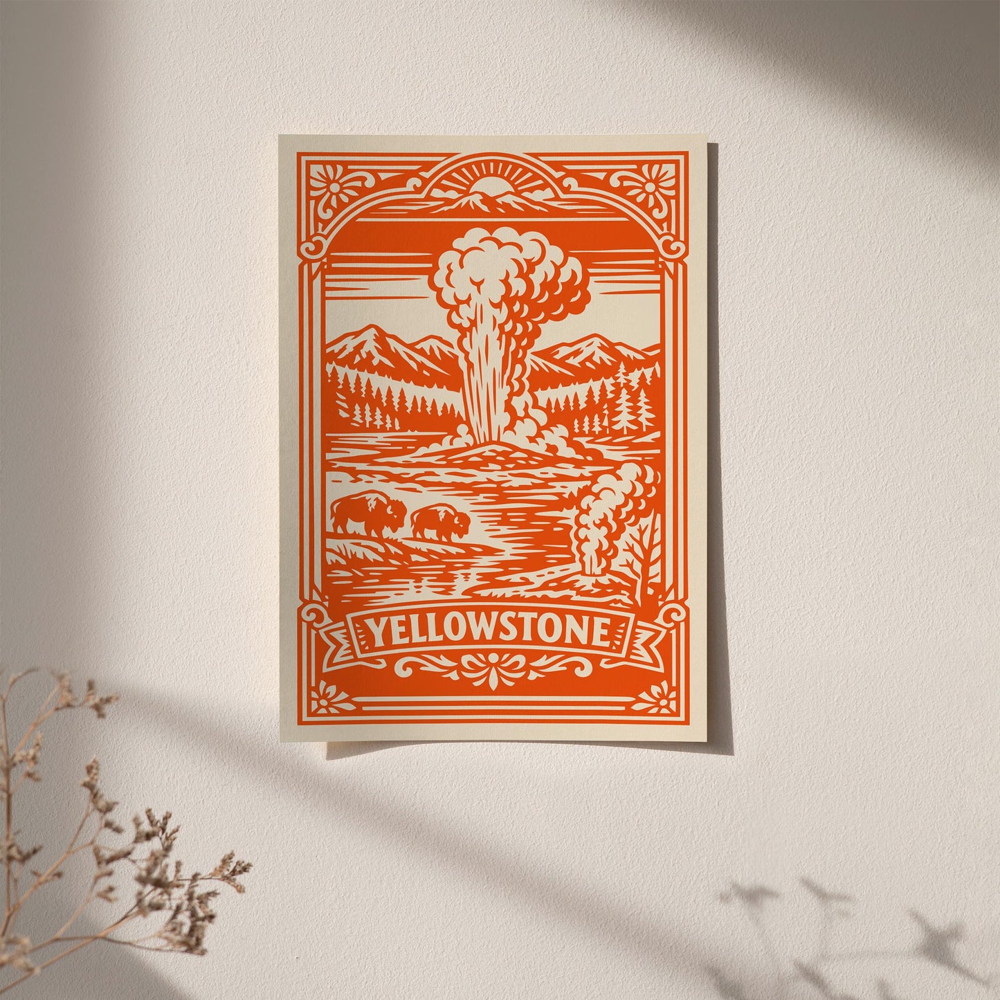 Yellowstone National Park Poster