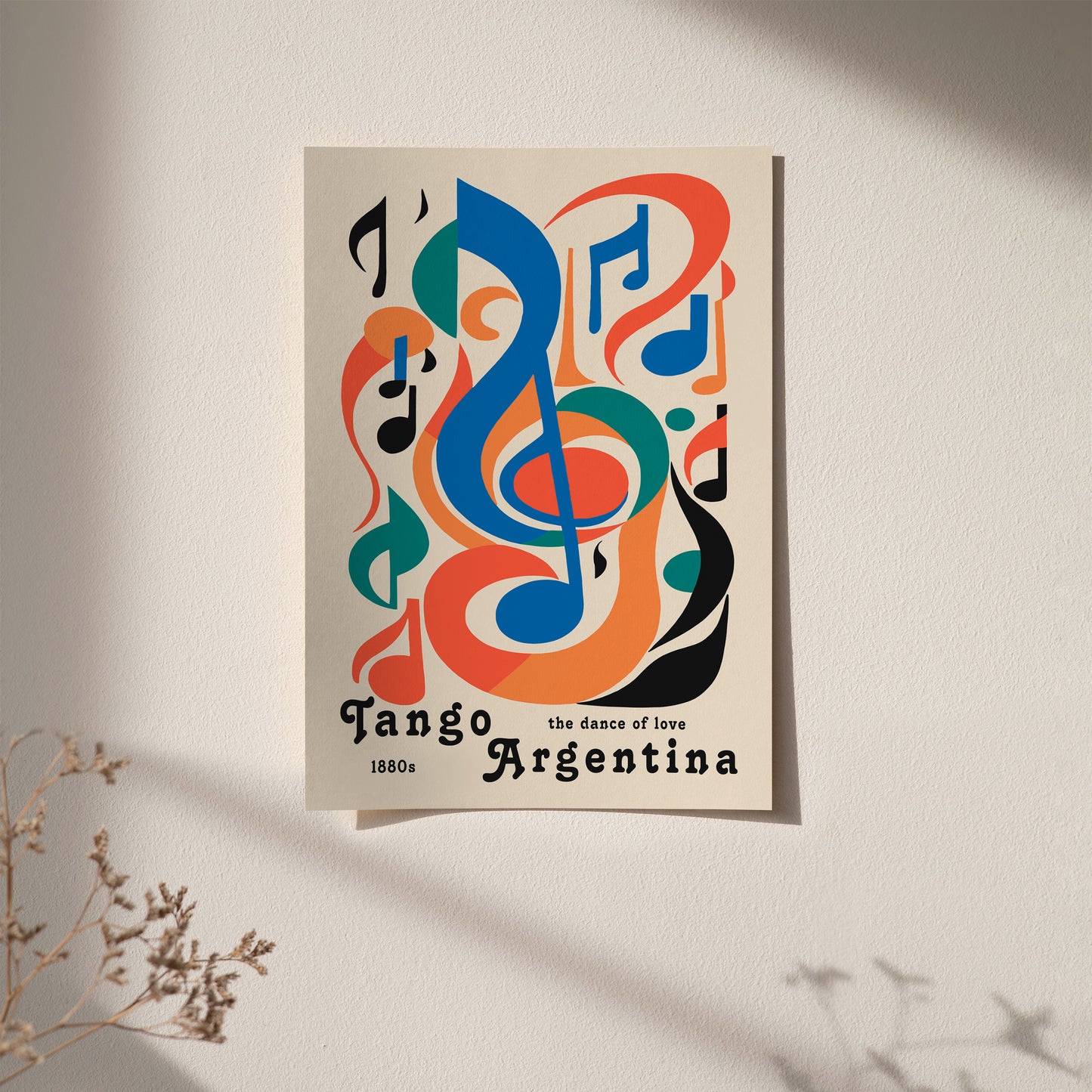 Tango Argentina Dance of Lover Poster