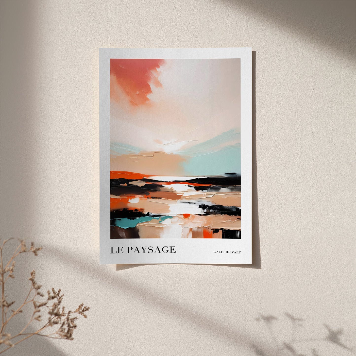 French Landscape Le Paysage Poster