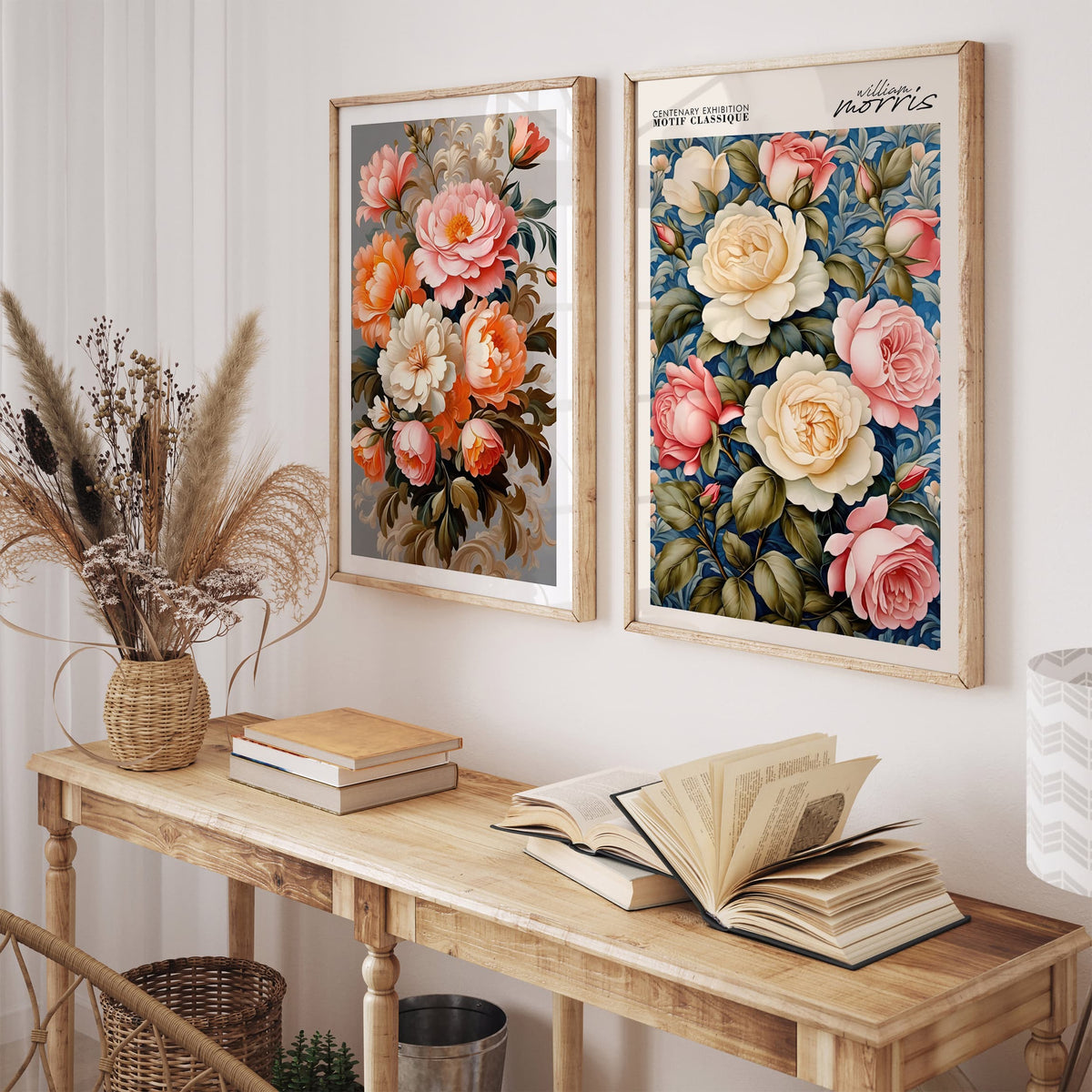 Elegant Classic Roses Wall Art