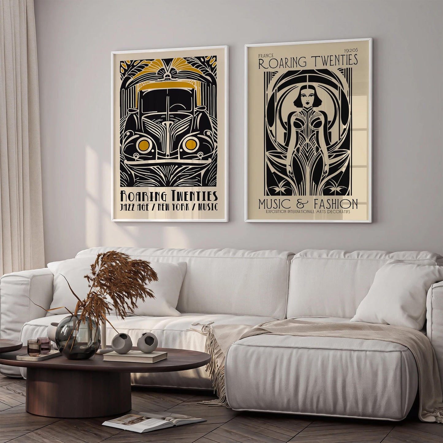 Art Deco Roaring Twenties Woman Poster