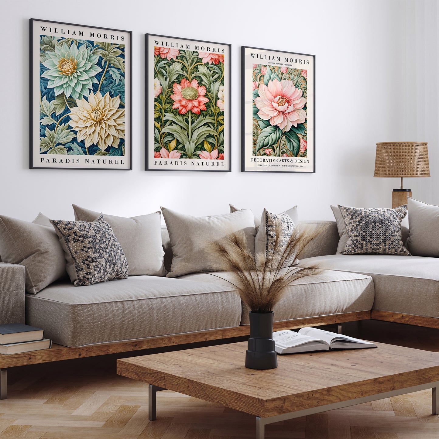 Arts & Crafts Emblem William Morris Wall Art