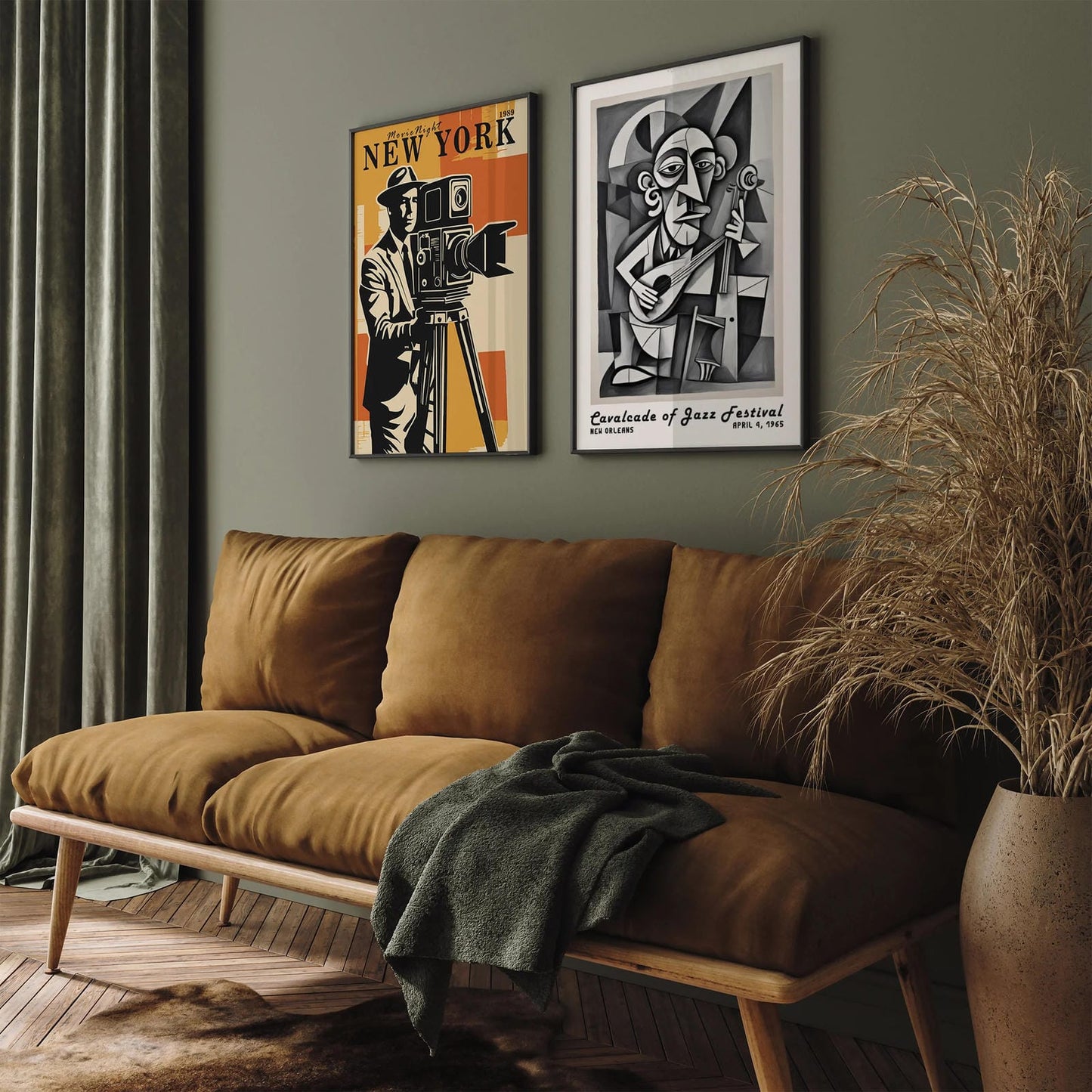 Cubist New Orleans Music Poster