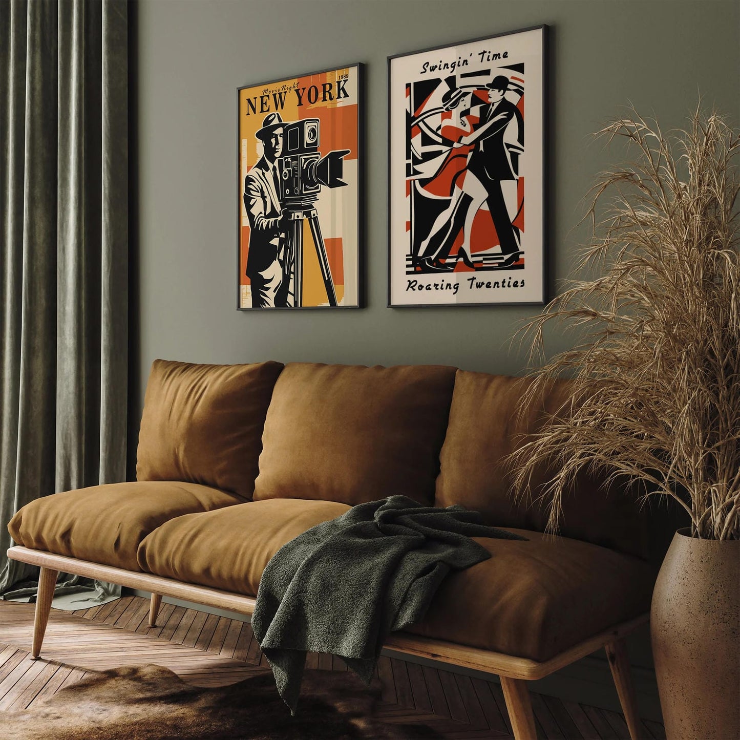 Swingin Time Roaring Twenties Gatsby Poster
