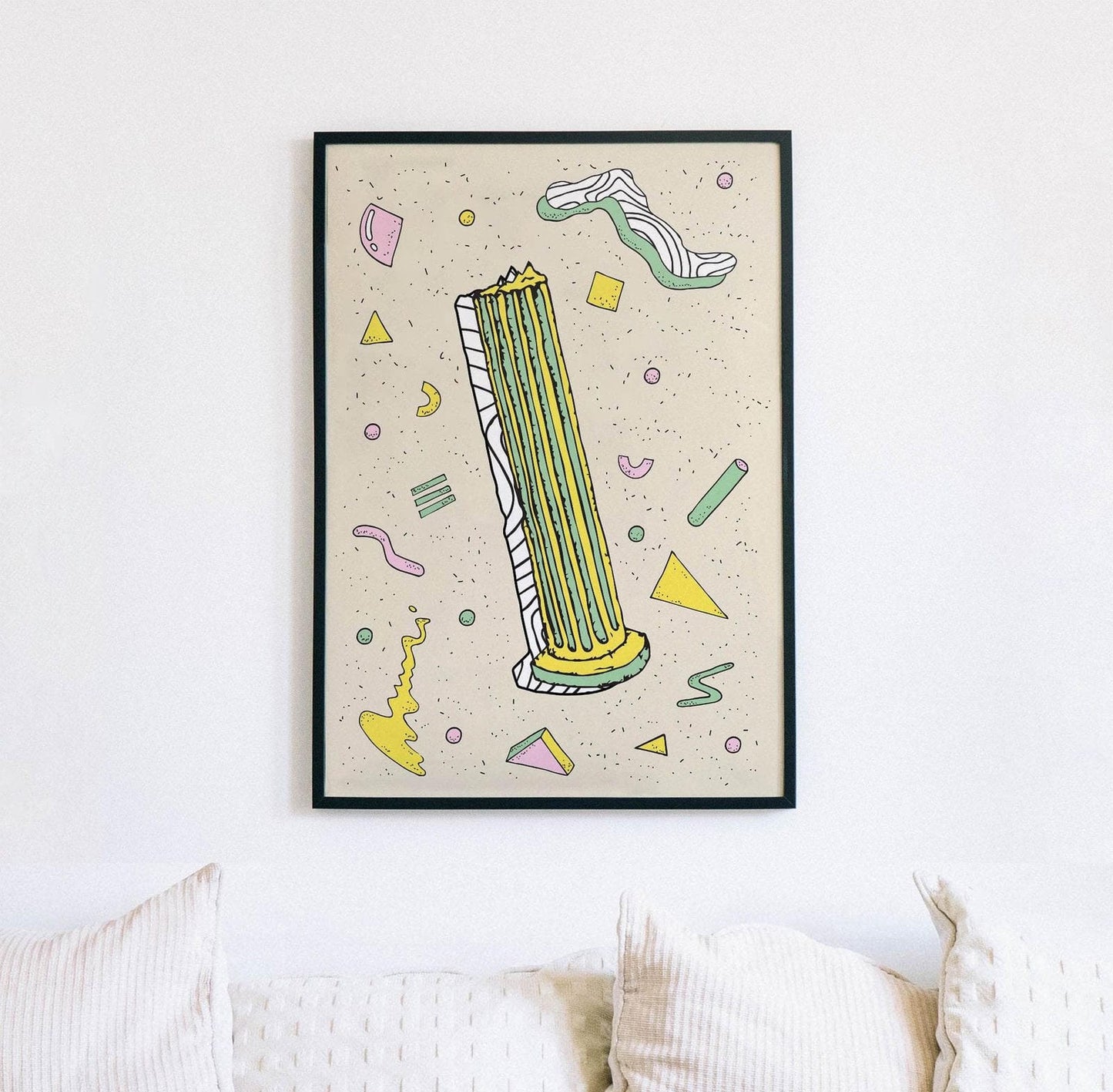 80s Inspired Architecture Poster - HypeSheriff Europe