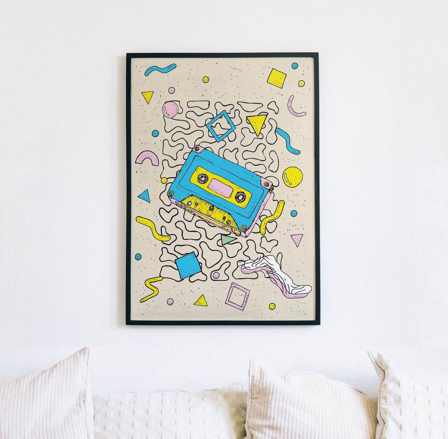 Retro Cassette 80s Poster - HypeSheriff Europe