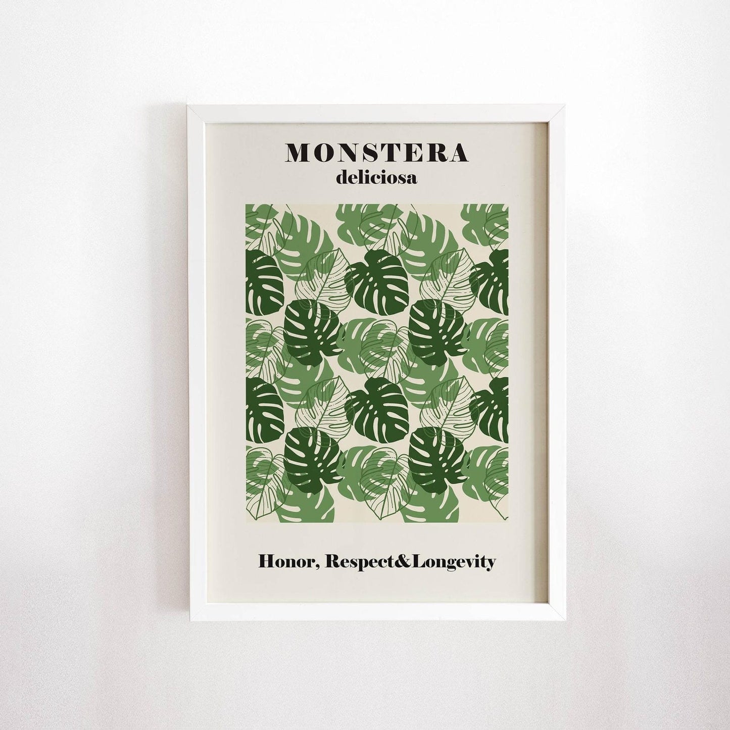 Monstera Illustration Print - HypeSheriff Europe