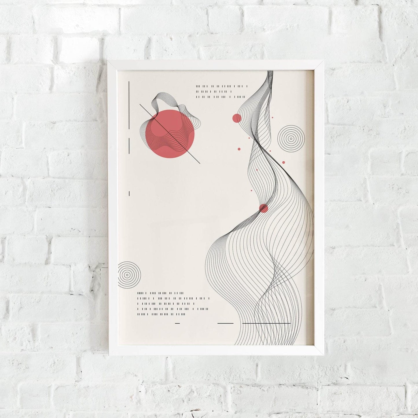 Japan Inspired Abstract Poster - HypeSheriff Europe