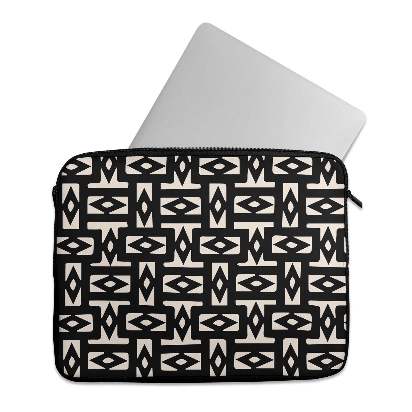 Black and White Macbook Cleeve - Art Deco Style