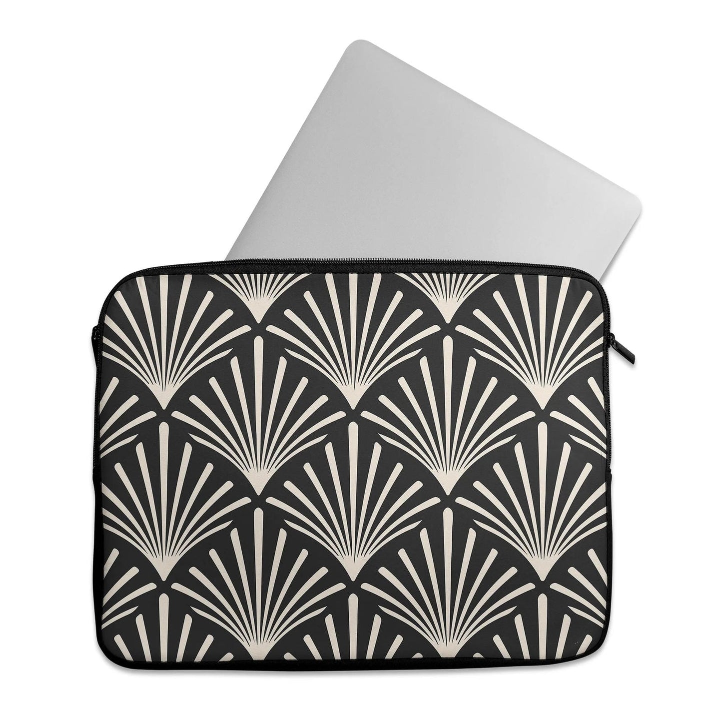 Fitzgerald Black and White Laptop Sleeve