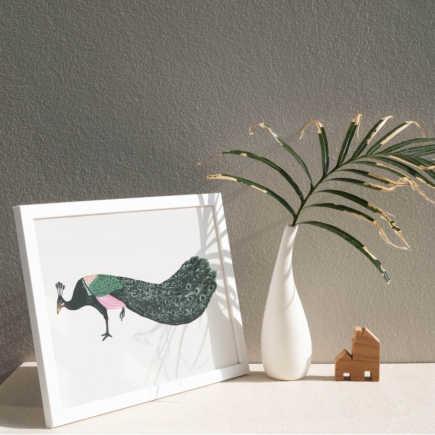 Vintage Peacock Illustration Poster - HypeSheriff Europe