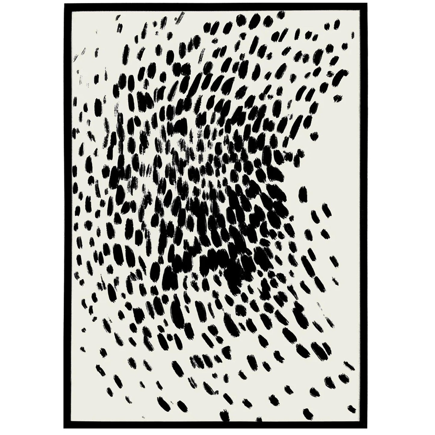 Ink Brush Abstract Poster