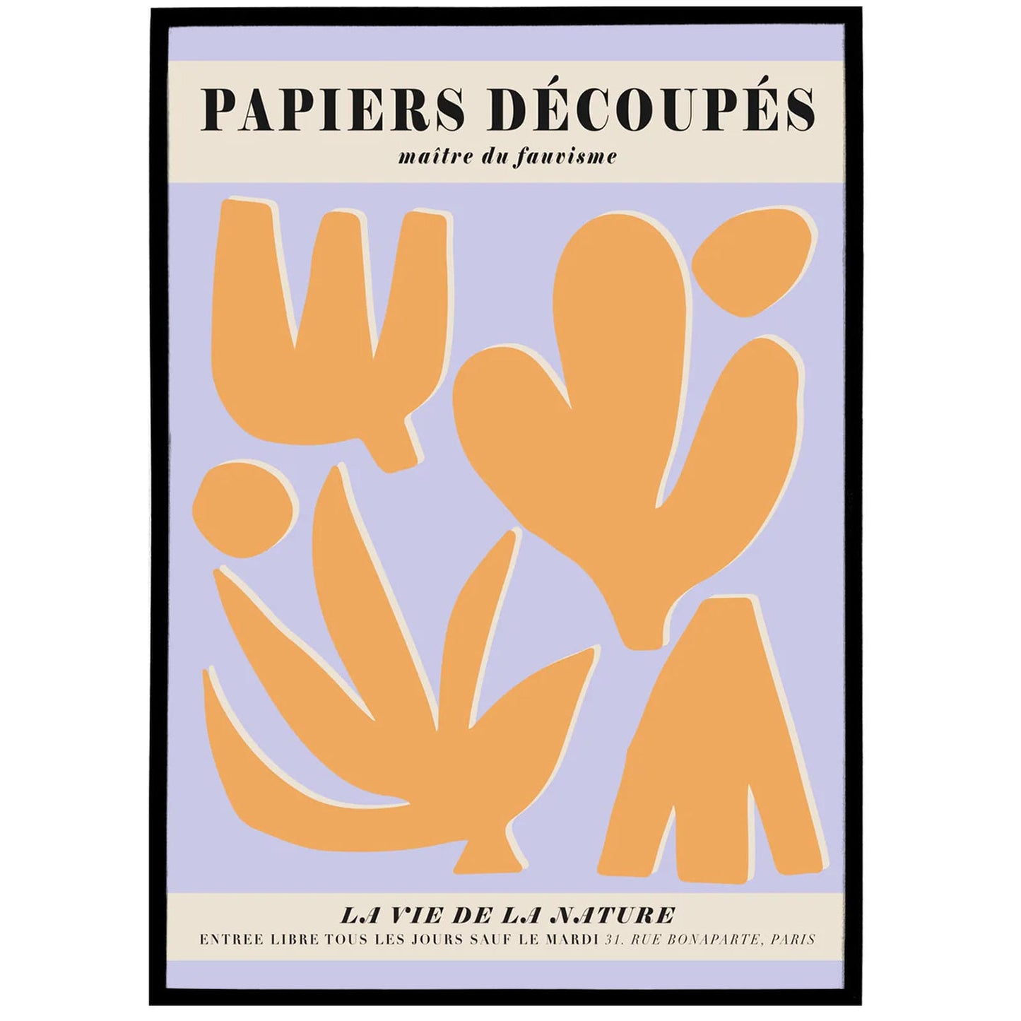 Papiers Decoupes Poster