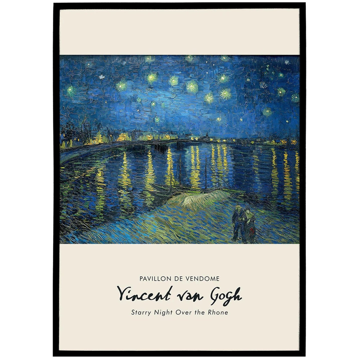Vincent van Gogh Starry Night Over the Rhone Poster