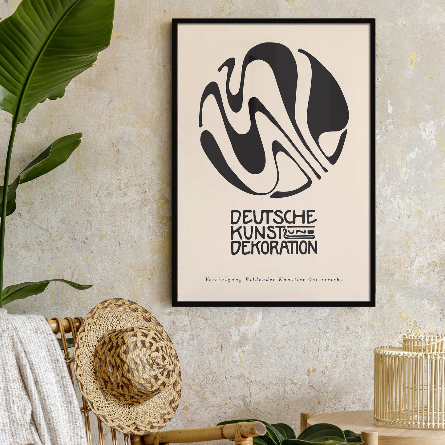 DEUTSCHE KUNST Black and White Poster