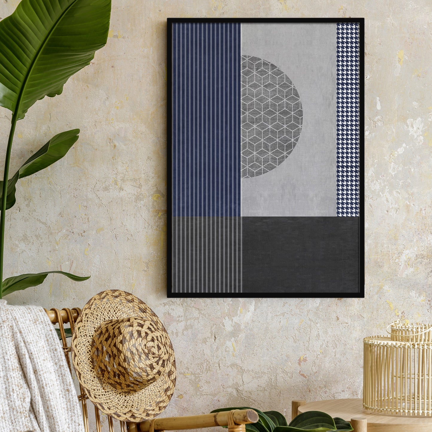 Duty of Fate - Geometric Mid-Century Modern Poster