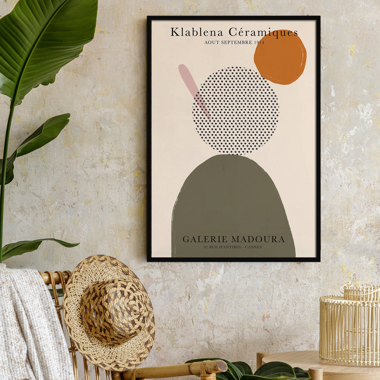 Klablena Ceramiques Retro Poster