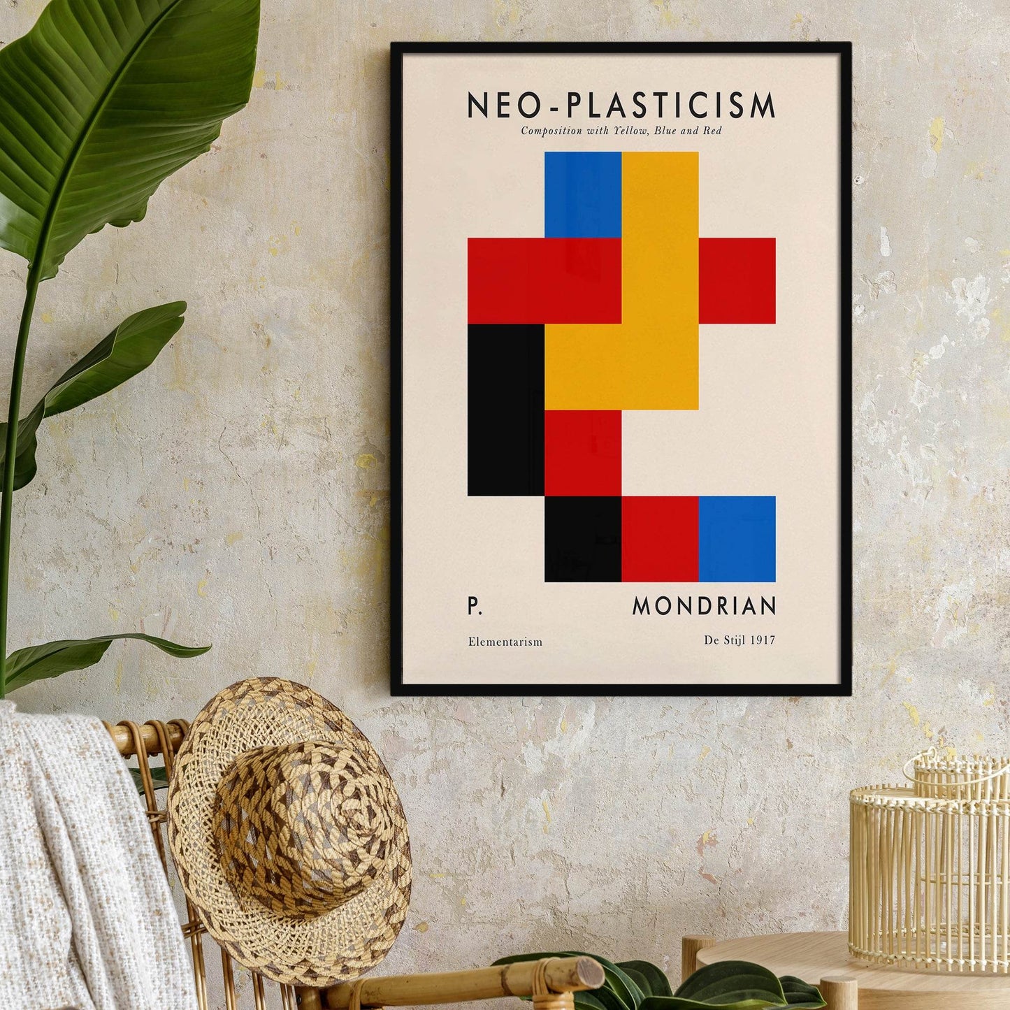 Neo-Plasticism Mondrian Poster - HypeSheriff Europe