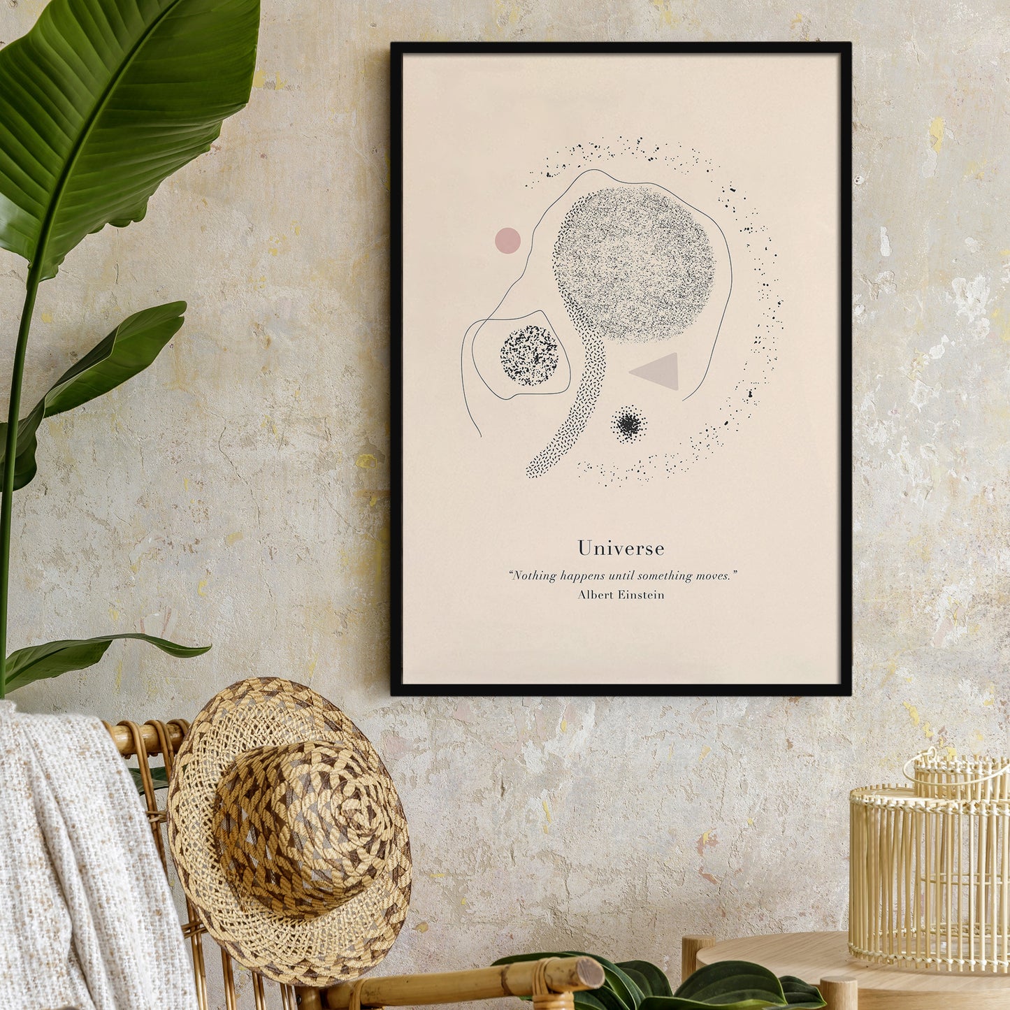 Albert Einstein Quote Poster