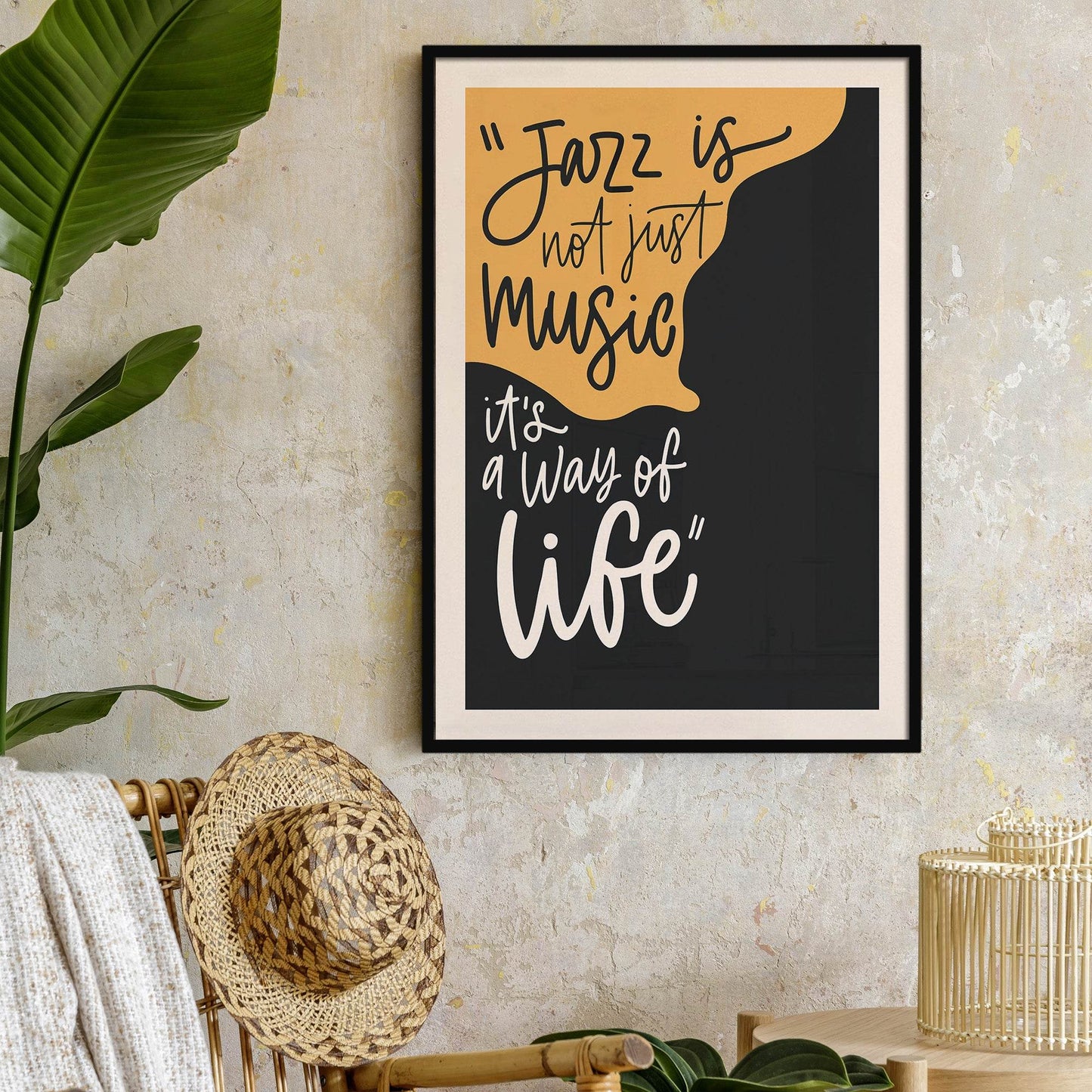 Jazz Quote Minimalist Poster - HypeSheriff Europe
