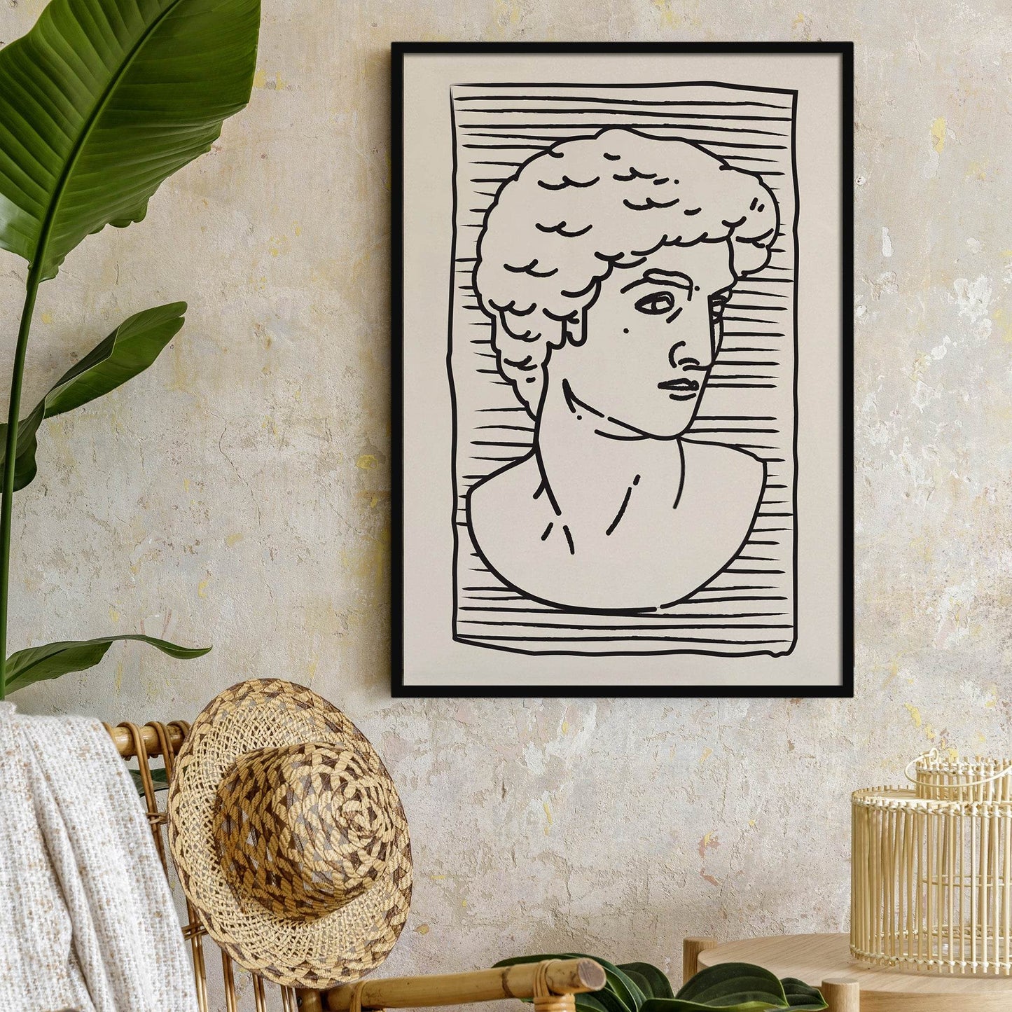 Greek God Illustration Poster - HypeSheriff Europe