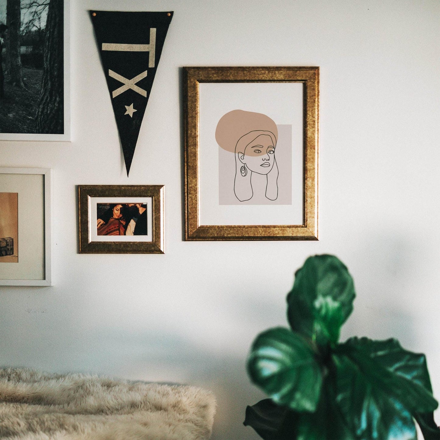 Line Art Neutral Decor Art Print - HypeSheriff Europe