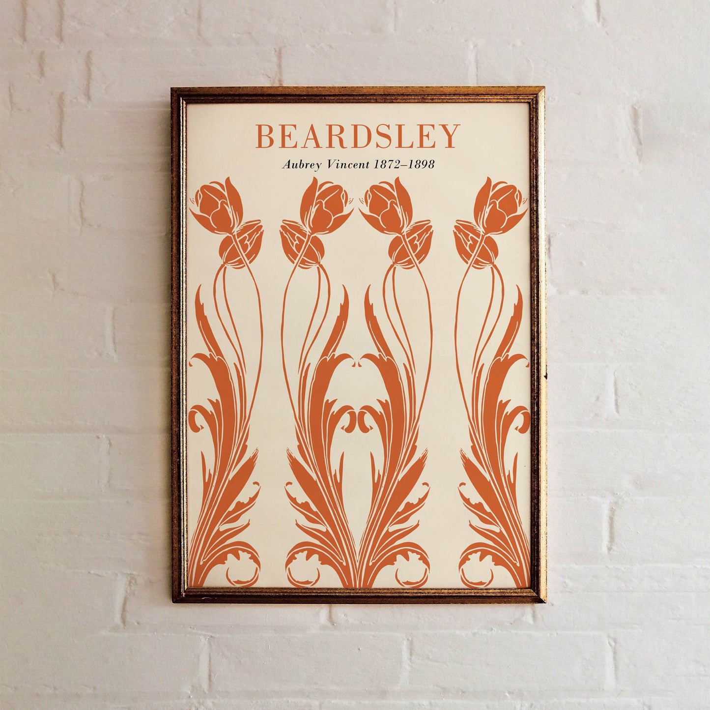 Floral Art Nouveau Poster - HypeSheriff Europe