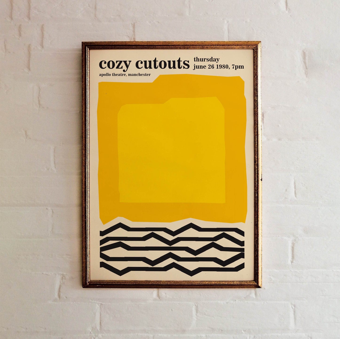Cozy Cutouts Exhibition Poster 1980 - HypeSheriff Europe