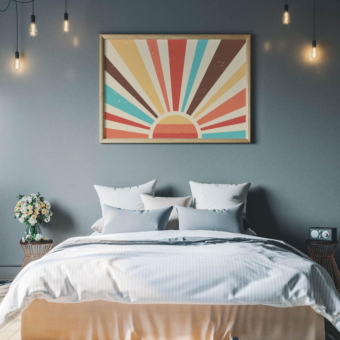 Rainbow Sun Art Print - HypeSheriff Europe