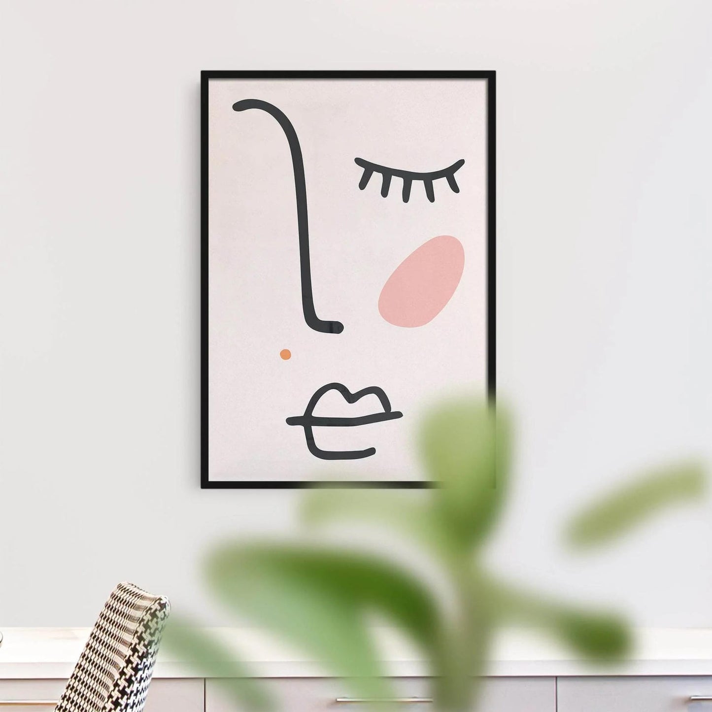 Pink Picasso Lover - Line Art Poster - HypeSheriff Europe